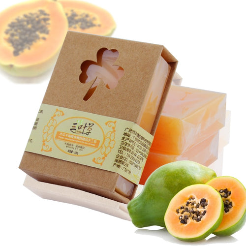 100g Natural Organic Herbal Green Papaya Whitening Handmade Soap