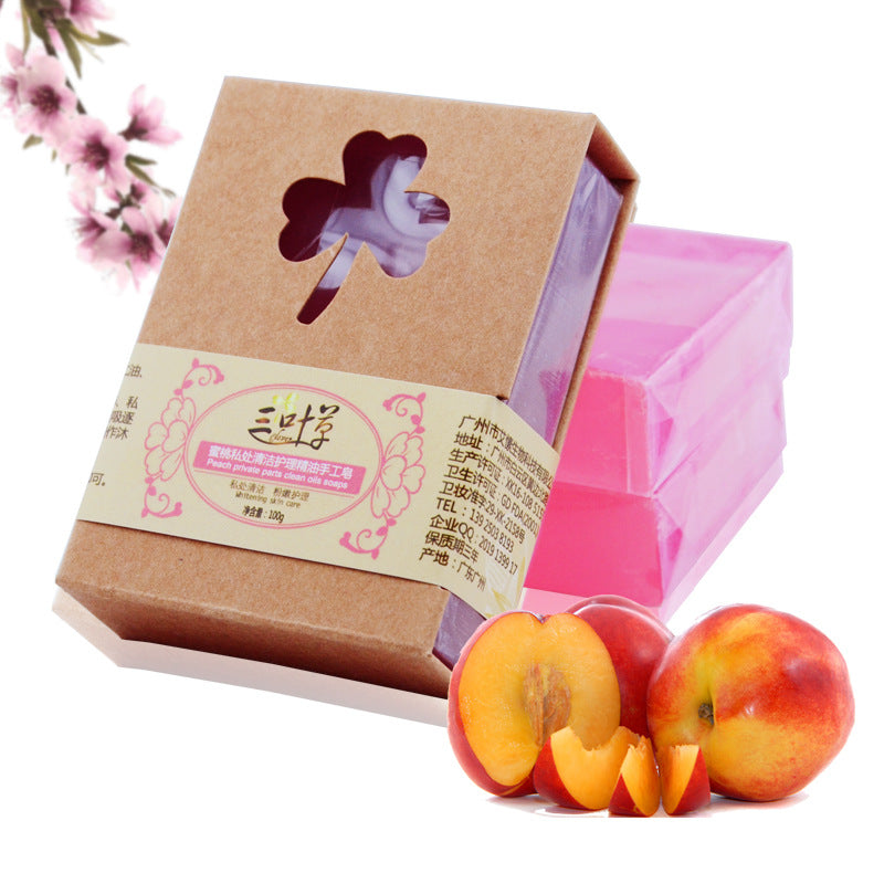 100g Natural Butter Peach Handmade Soap