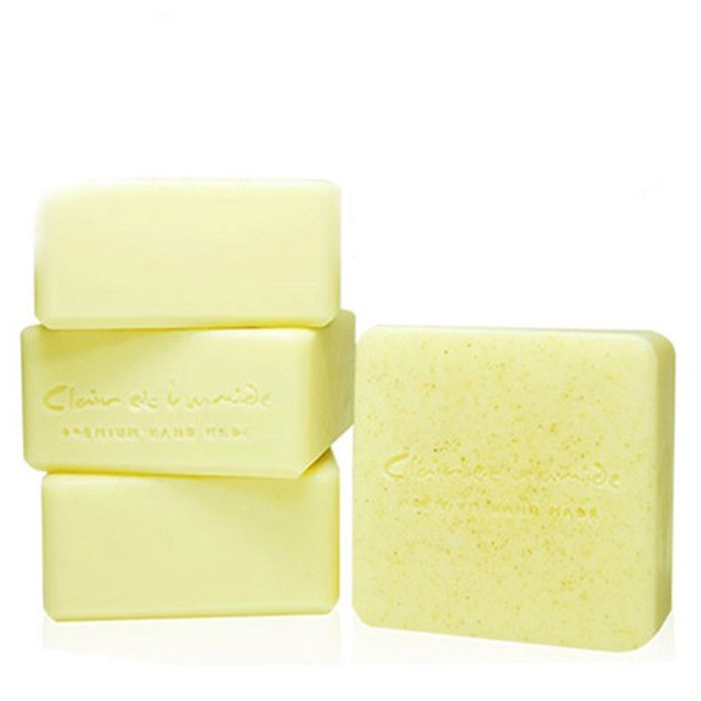 Claire skin care soap of rpine needle pearl marigold essential oil