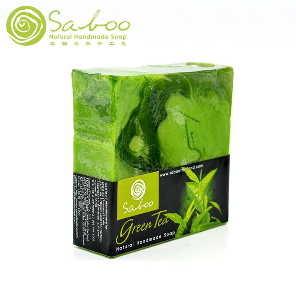 Saboo Thai handmade soap herbal green tea