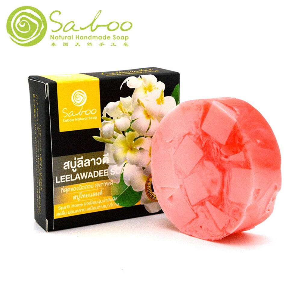 Saboo Thai handmade soap herbal leelawadee flower