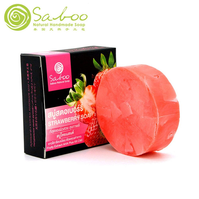 Saboo Thai handmade soap herbal strawberry fruit