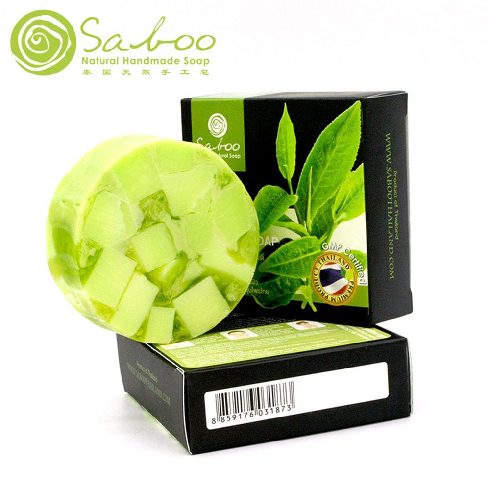 Saboo Thai handmade soap herbal green tea