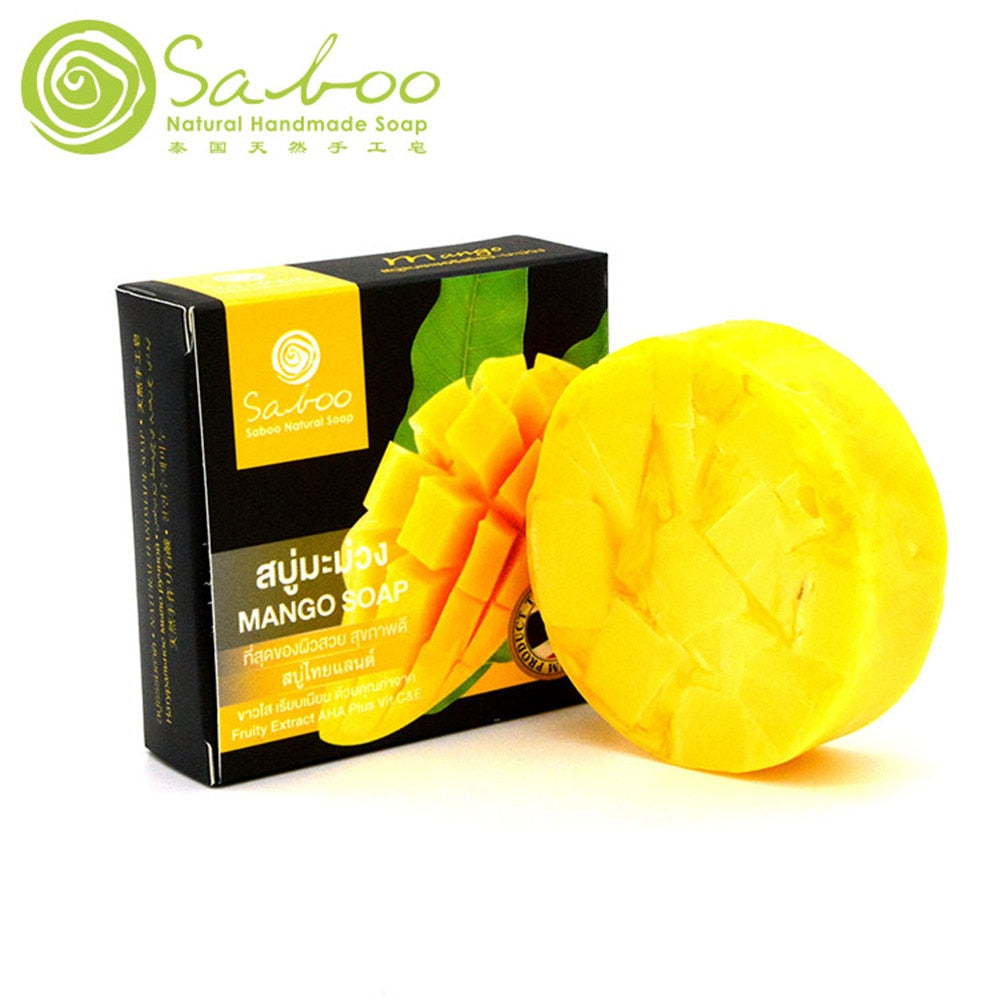 Saboo Thai handmade soap herbal mango fruit
