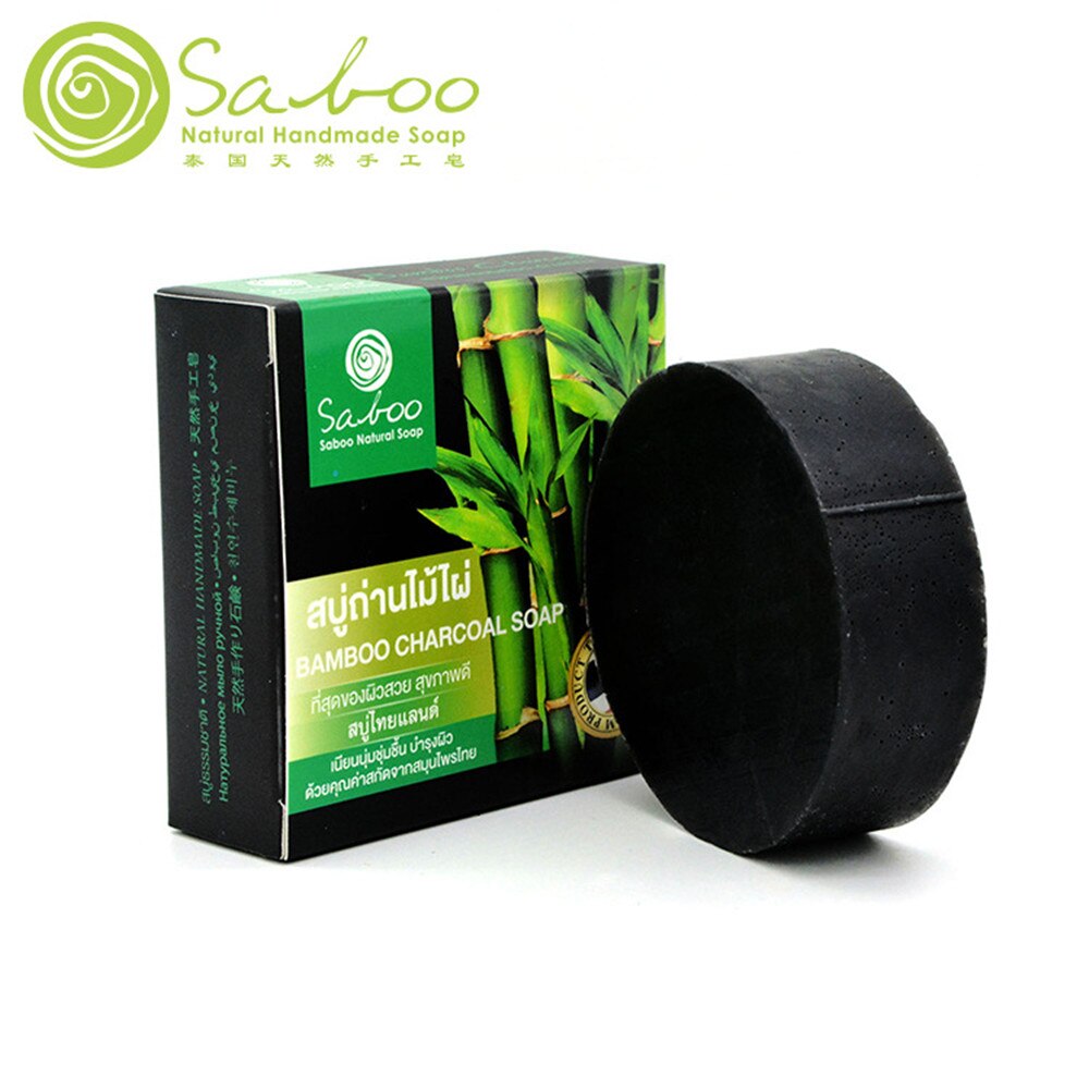 Saboo Thai handmade soap herbal bamboo-charcoal incense