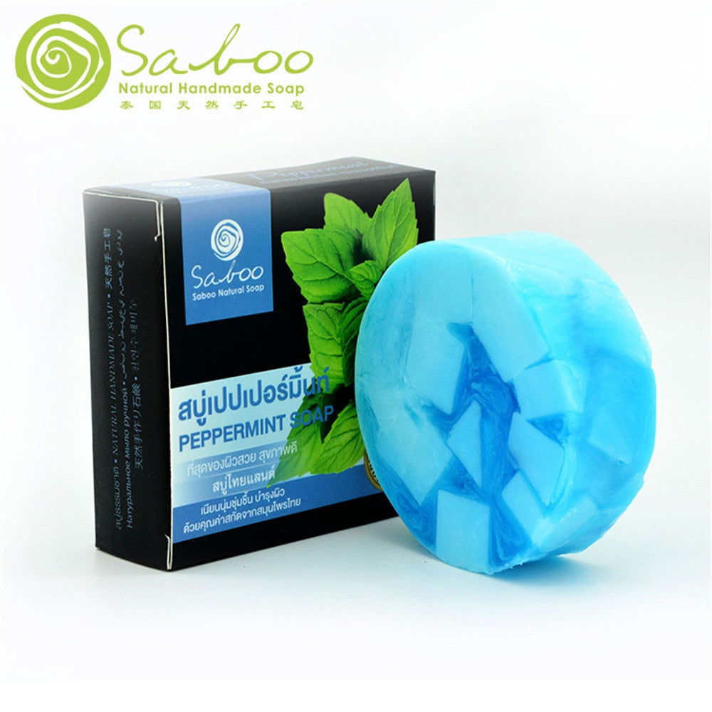Saboo Thai handmade soap herbal menthol