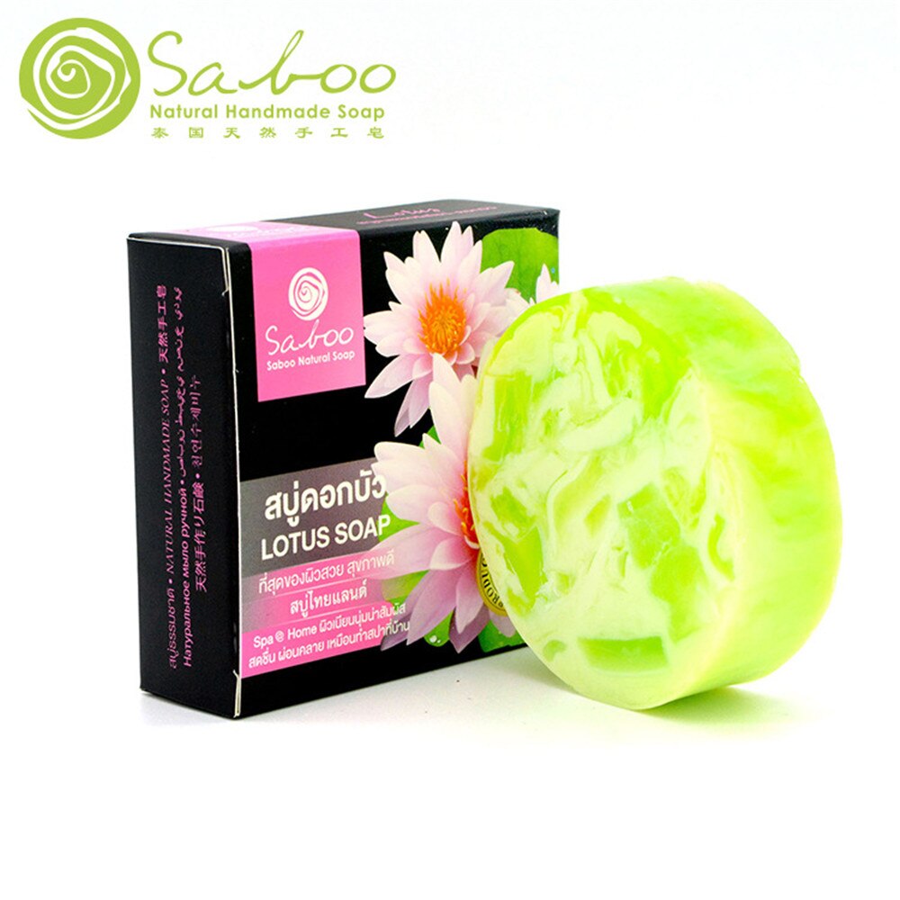 Saboo Thai handmade soap herbal lotus flower
