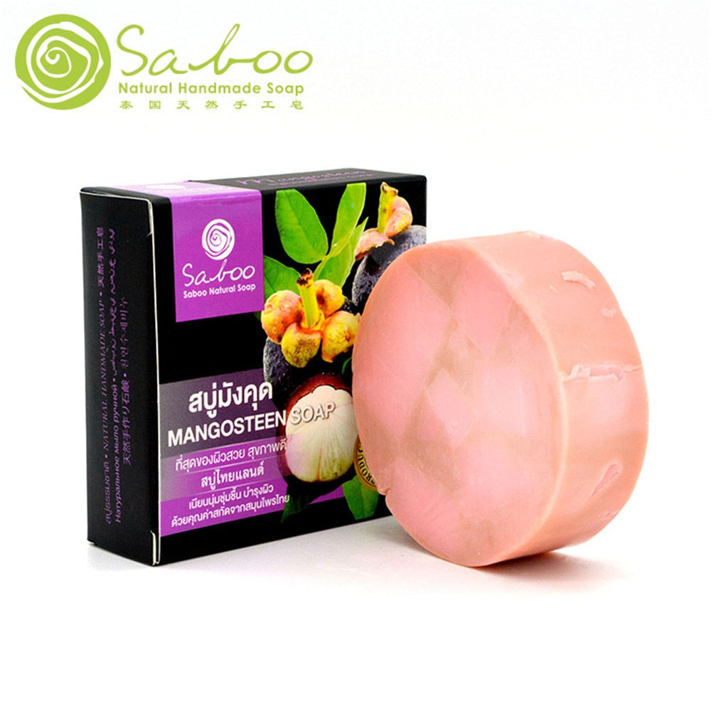Saboo Thai handmade soap herbal mangosteen fruit