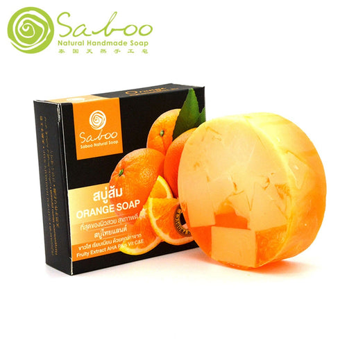 Saboo Thai handmade soap herbal orange fruit